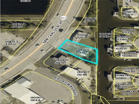 Tip Top Isles Fort Myers Beach Florida Land for Sale
